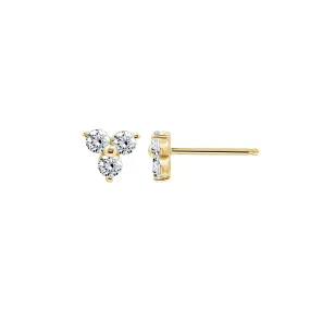 Dainty Lotus Stud Earrings