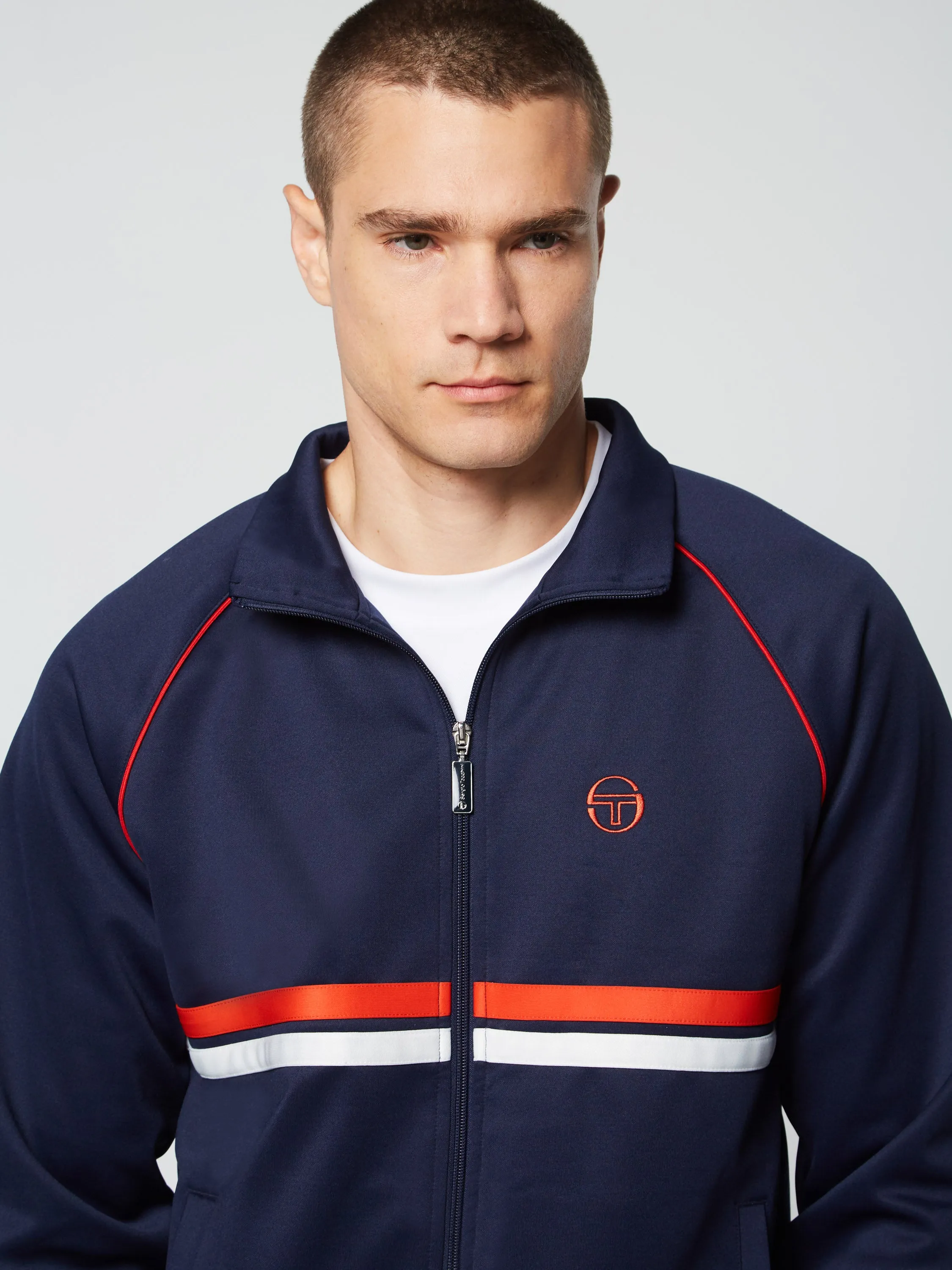 Dallas Track Jacket- Maritime Blue