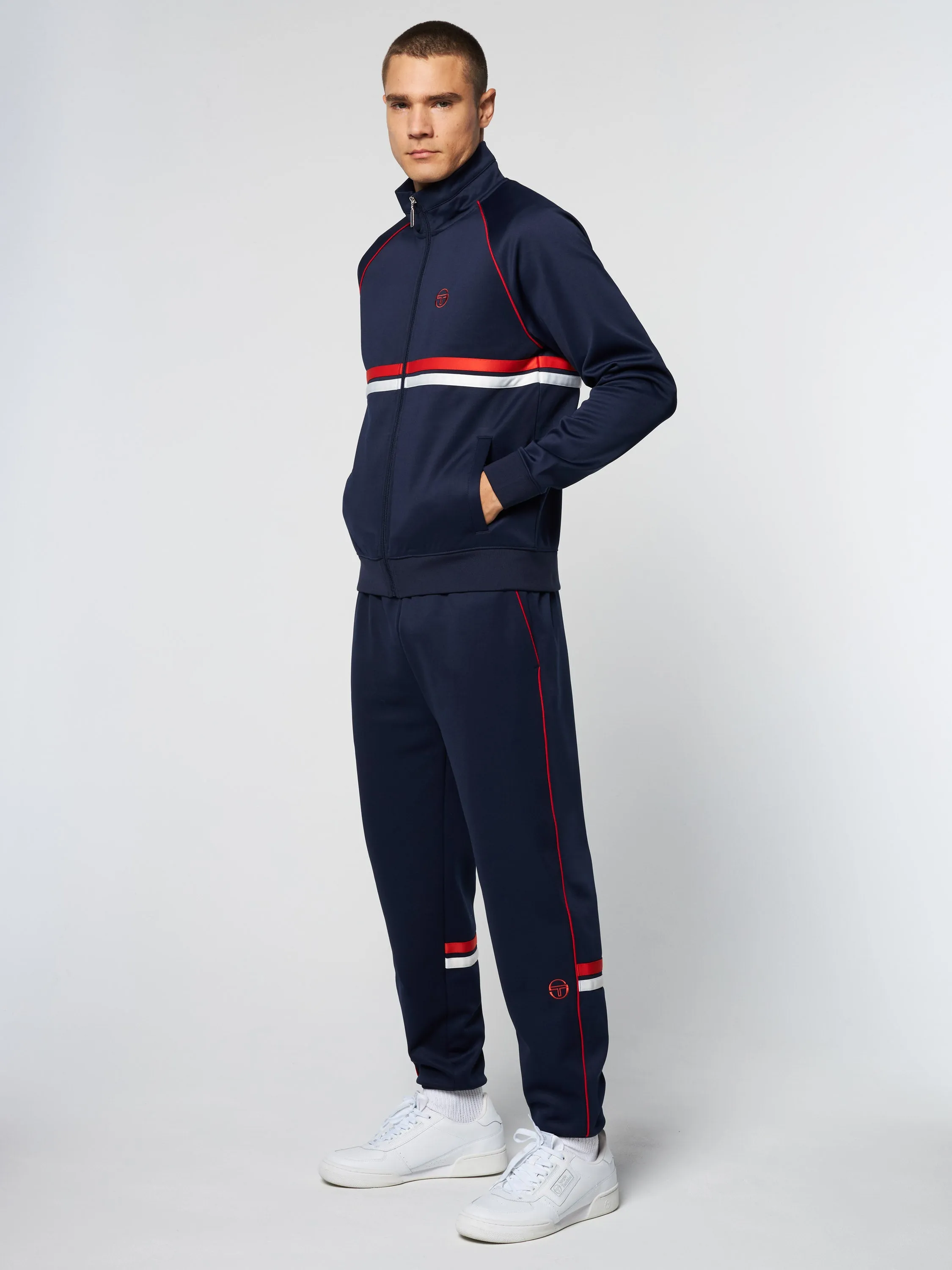 Dallas Track Jacket- Maritime Blue