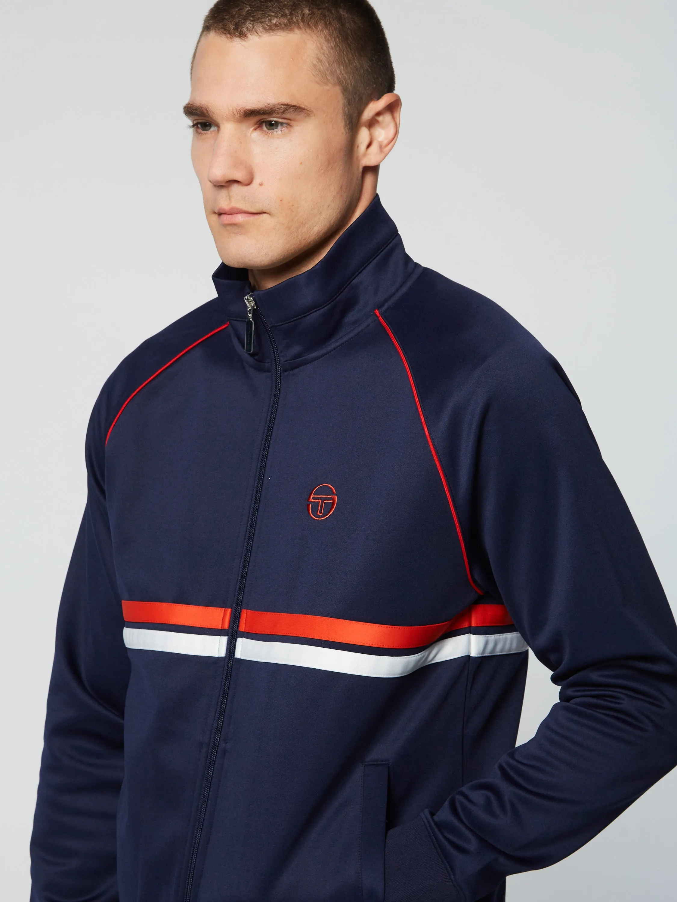 Dallas Track Jacket- Maritime Blue