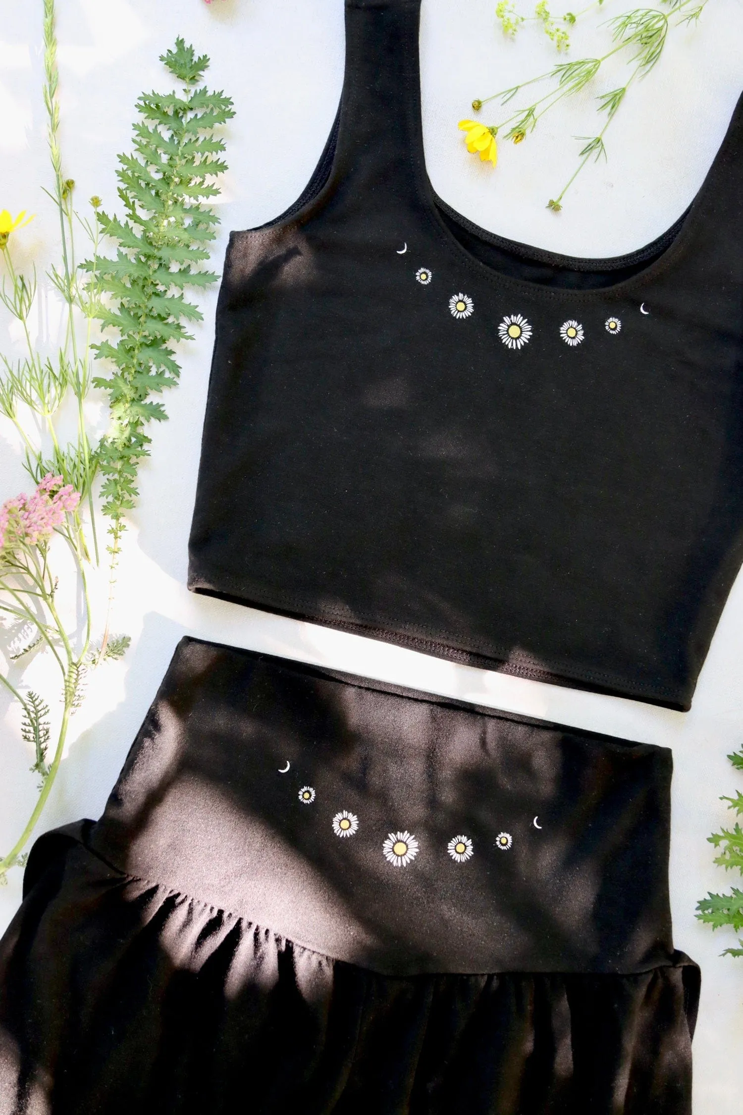 Dark Daisy Shorts