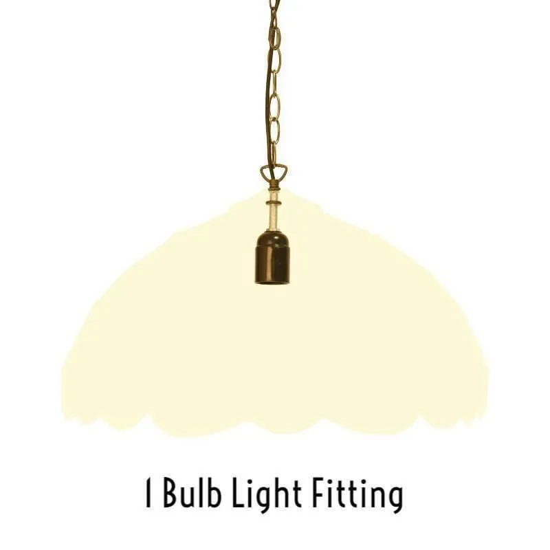 Dorchester Tiffany Ceiling Light, single bulb fitting