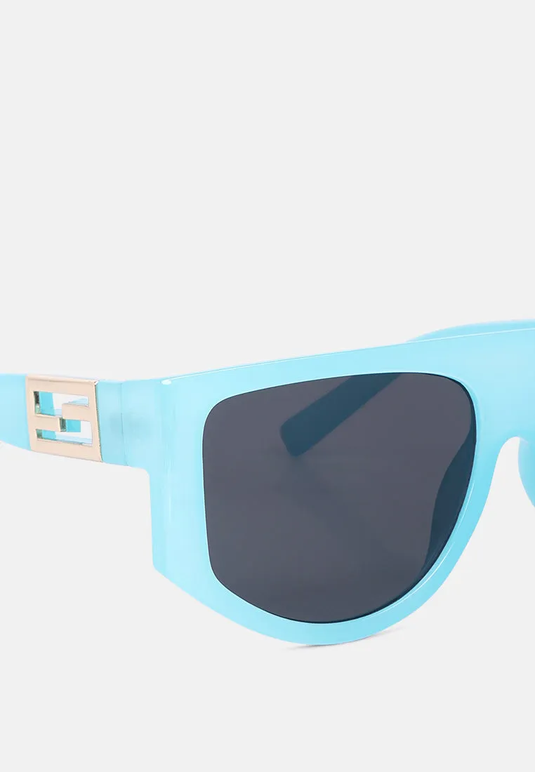 Flat Top Frame  Sunglasses