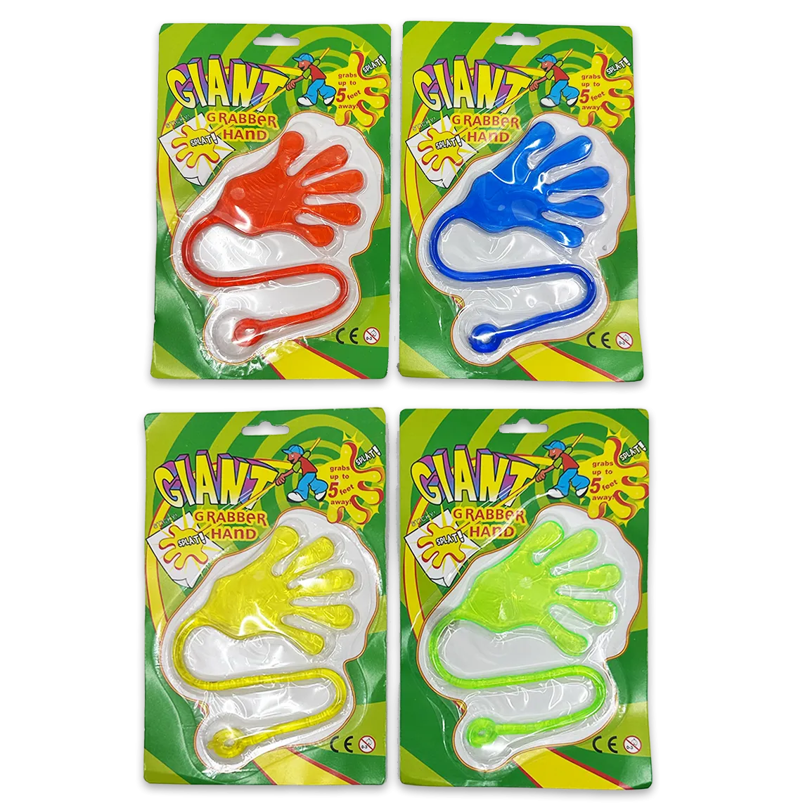 Giant Sticky Grabber Hand - 12 Pieces Per Retail Ready Display 25151