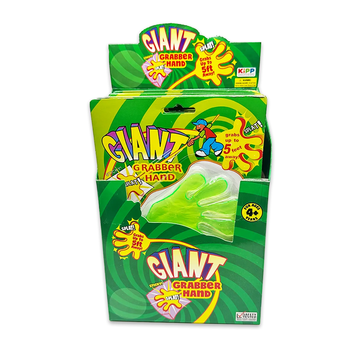 Giant Sticky Grabber Hand - 12 Pieces Per Retail Ready Display 25151
