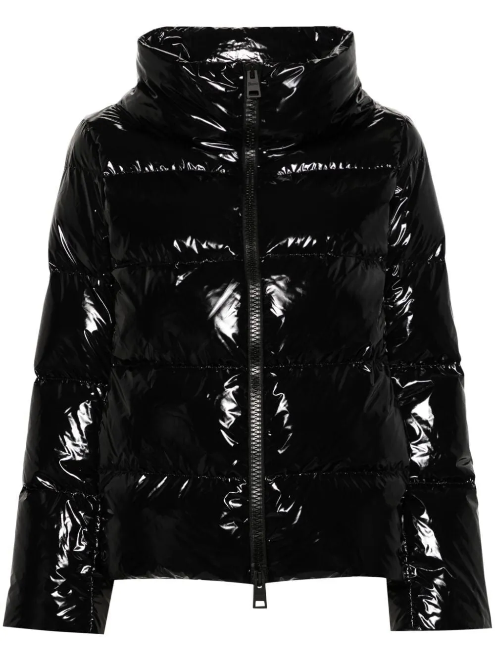 GLOSSY PUFFER JACKET