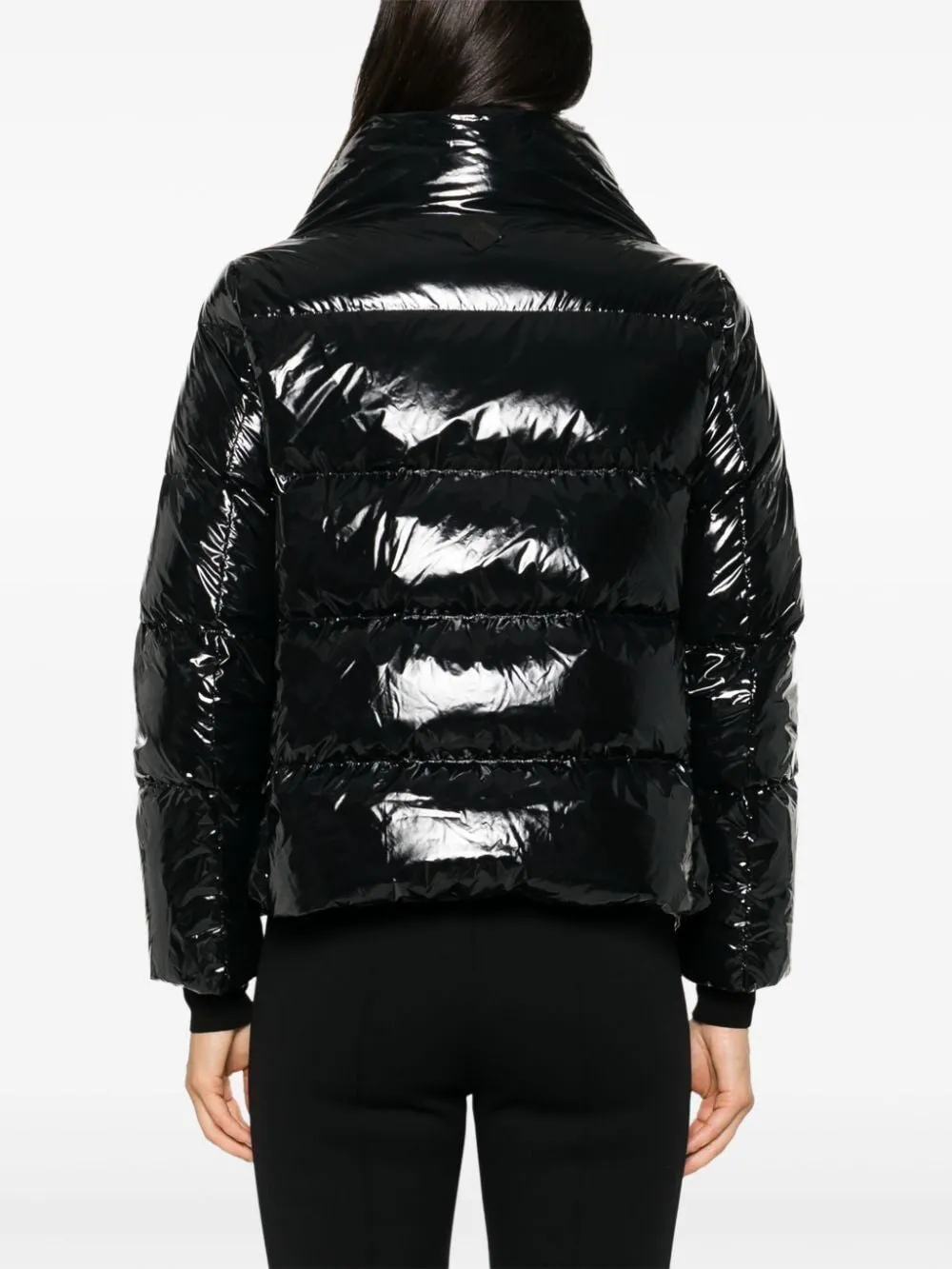 GLOSSY PUFFER JACKET