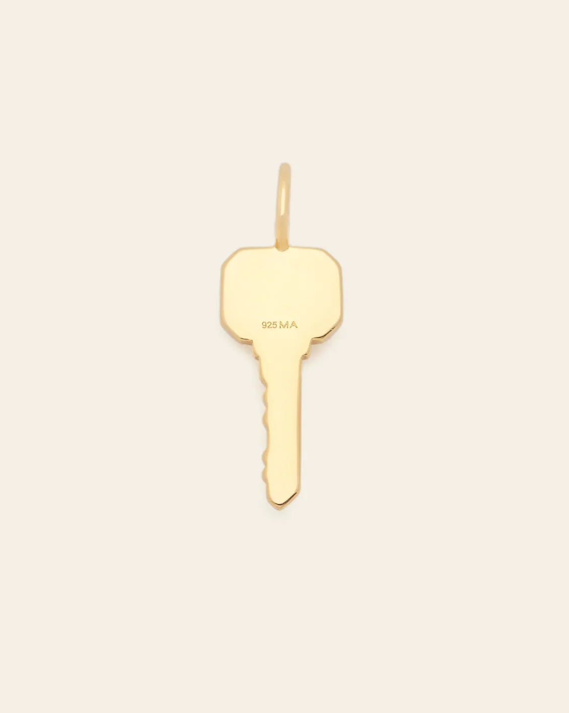 Glow Key Pendant - Gold Vermeil