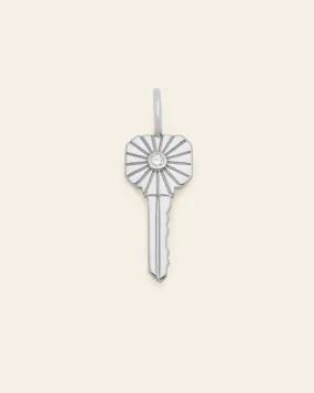 Glow Key Pendant - Sterling Silver