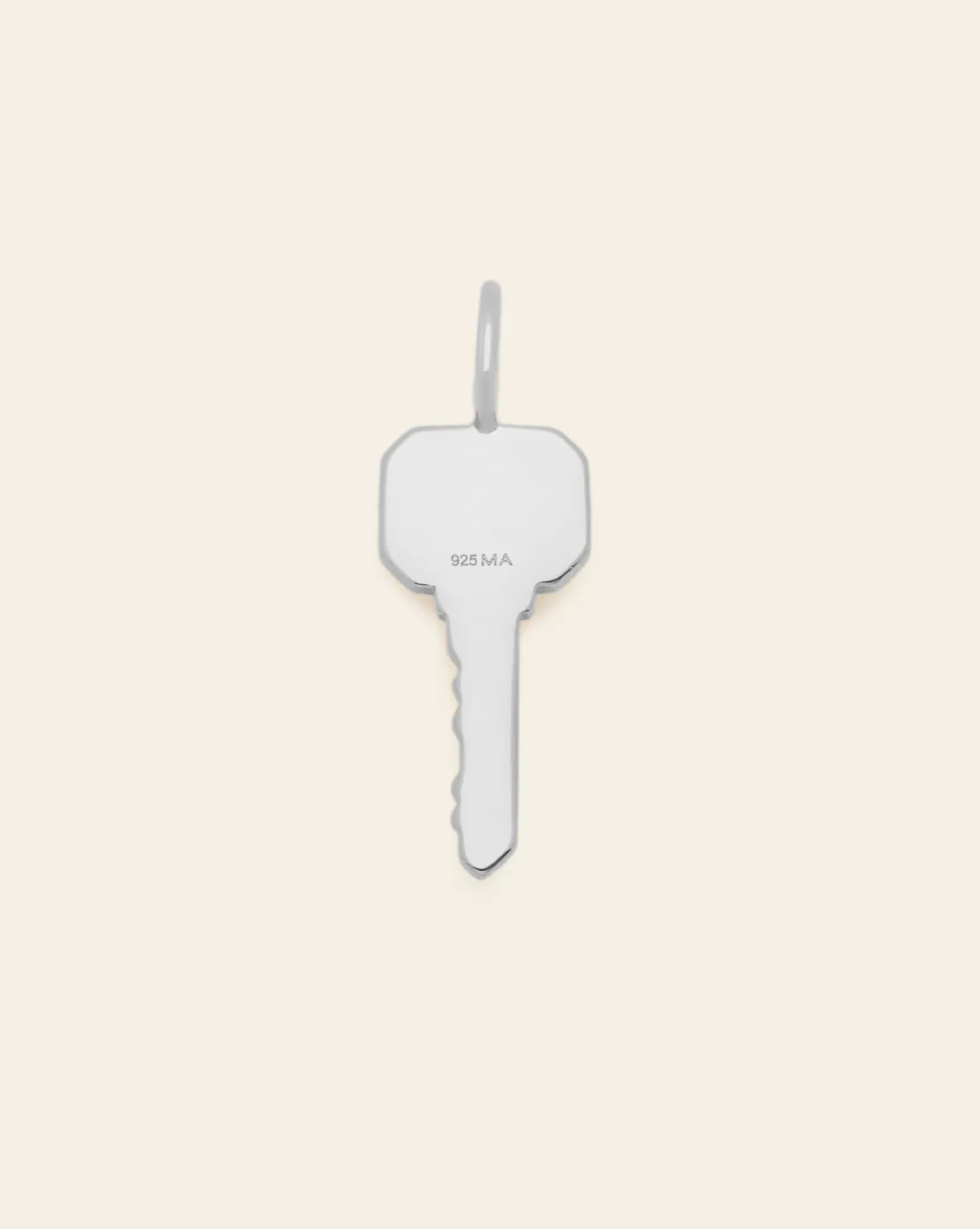 Glow Key Pendant - Sterling Silver