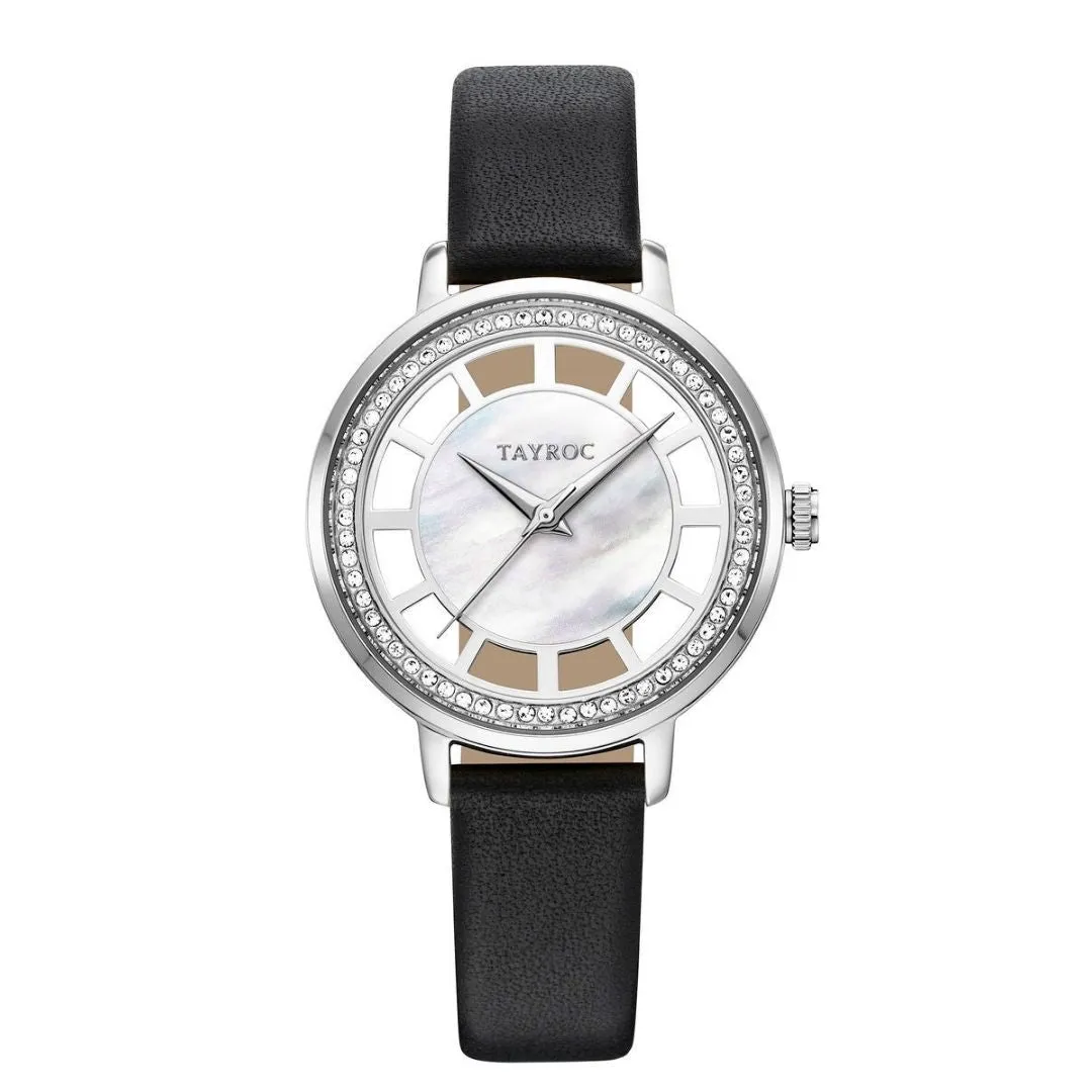Hales Silver Black Leather
