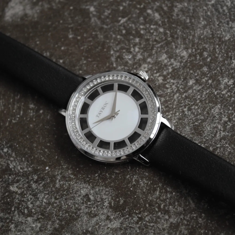 Hales Silver Black Leather