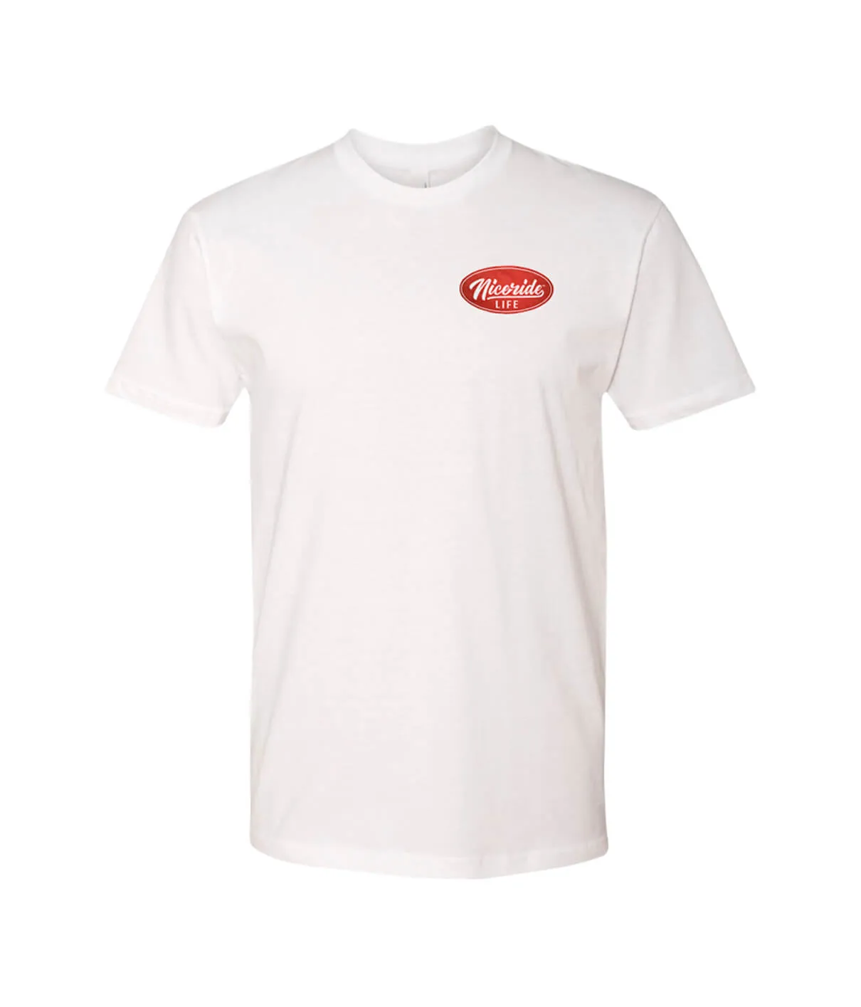 Horsepower - White Next Level Men's 100% Short Sleeve Quality Cotton T-Shirt