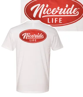 Horsepower - White Next Level Men's 100% Short Sleeve Quality Cotton T-Shirt