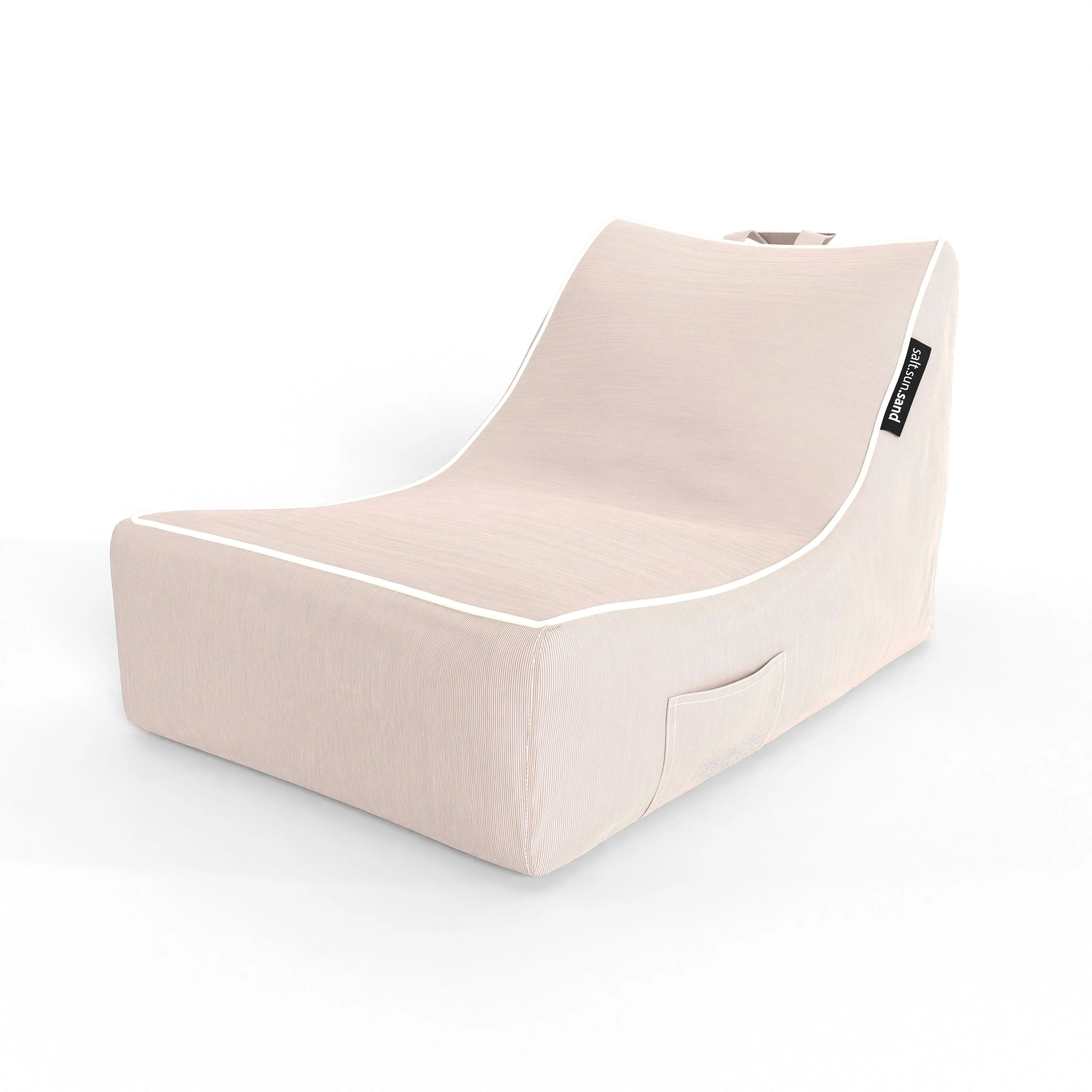 Kirra Indoor/Outdoor Bean Bag in Tweed Beige