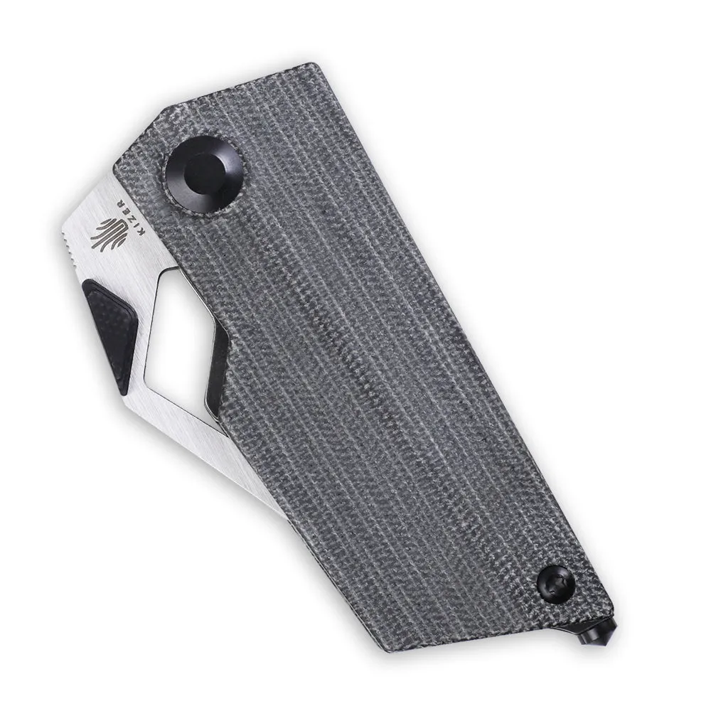 Kizer Cyber Blade Micarta Black V2563A3 (2.1 Satin)