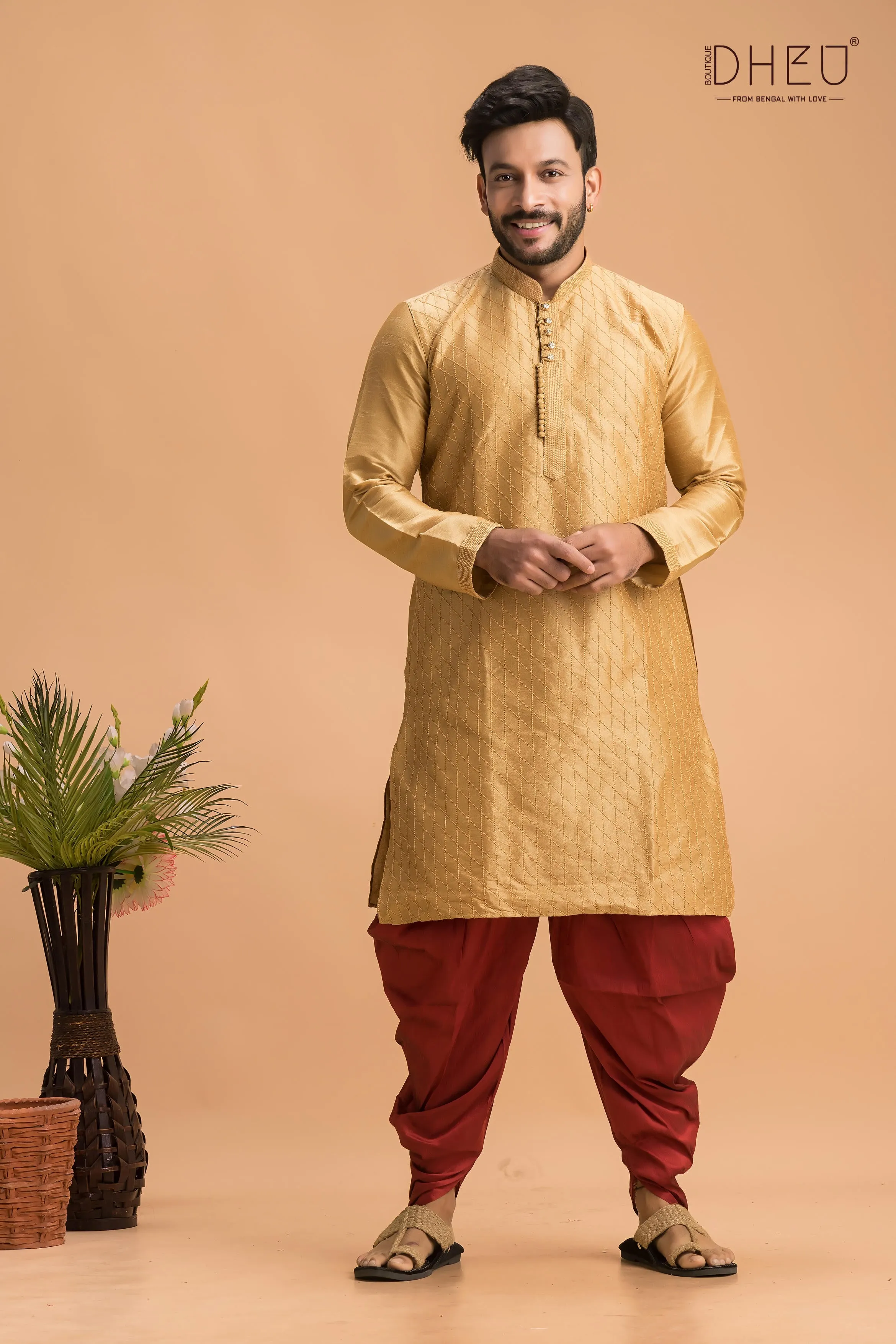 Kurta Shadiwali- Kurta   Dhoti Pant(Optional)