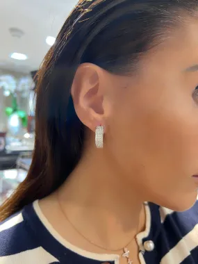 Long four rows earrings