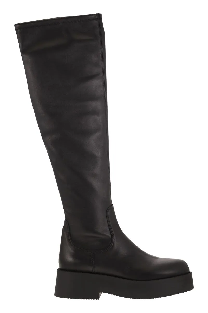 M6832 - HIGH LEATHER BOOTS