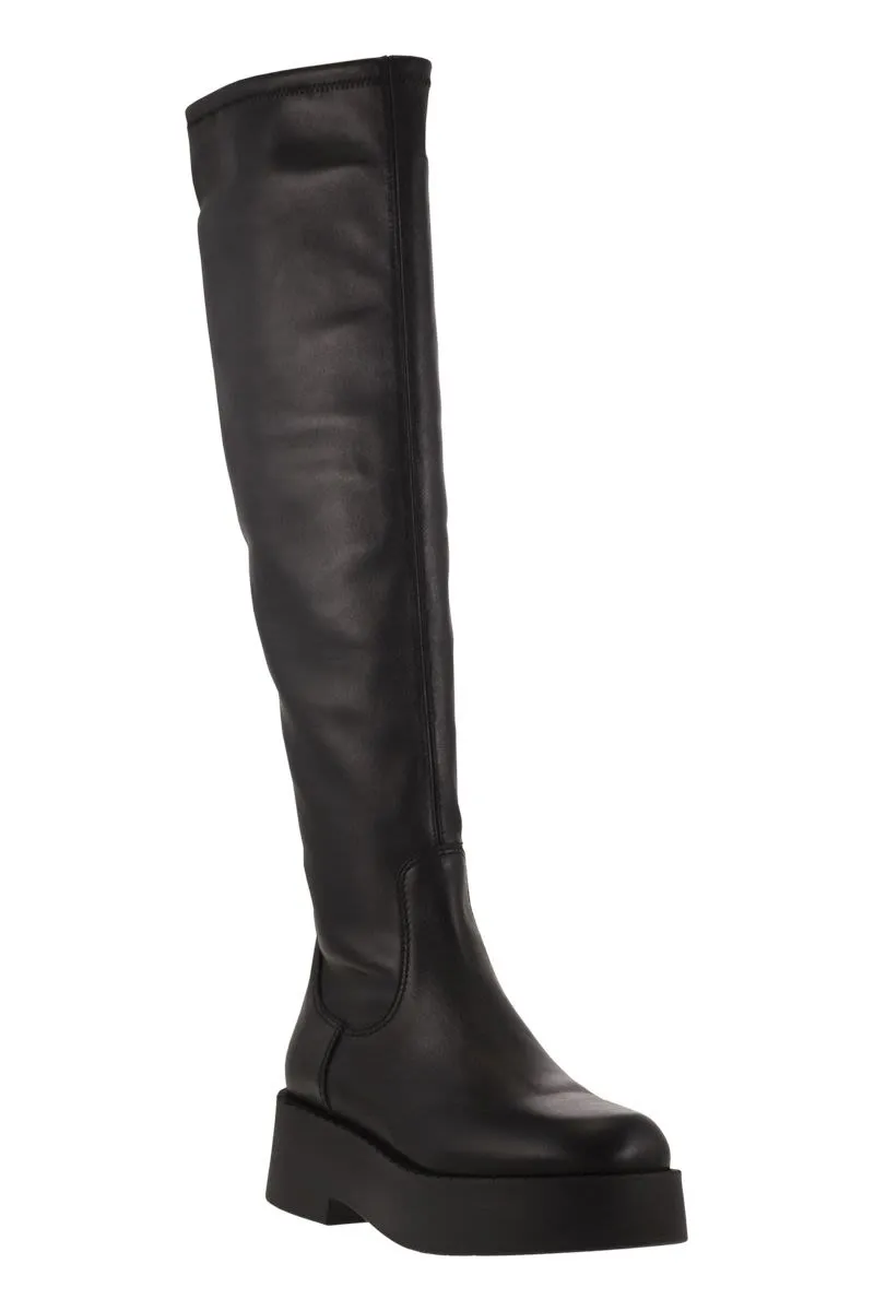 M6832 - HIGH LEATHER BOOTS