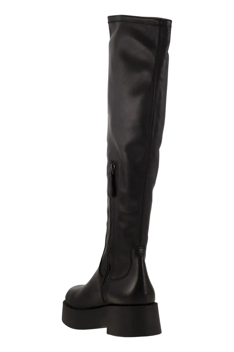 M6832 - HIGH LEATHER BOOTS