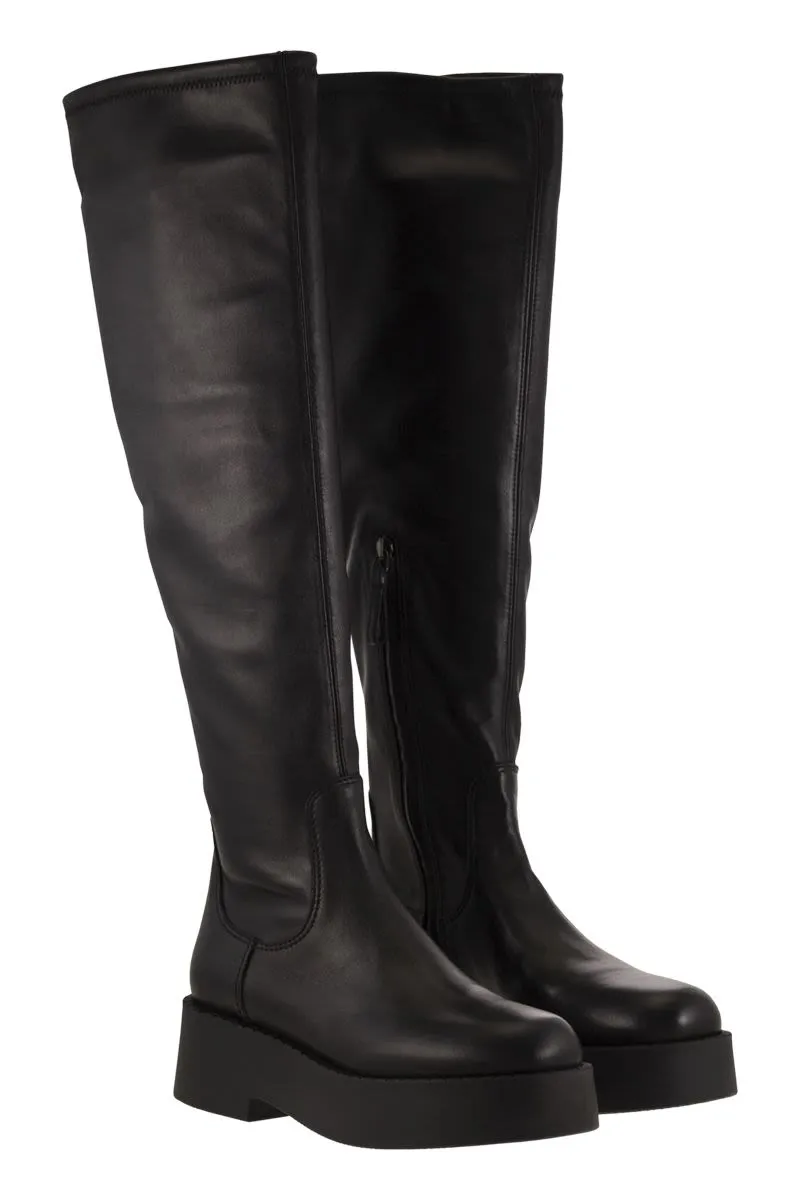M6832 - HIGH LEATHER BOOTS