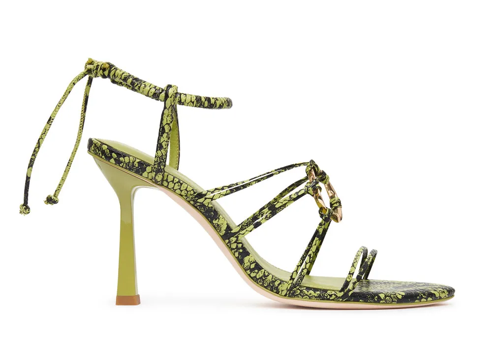 Mirage Snake Effect Heel Sandal