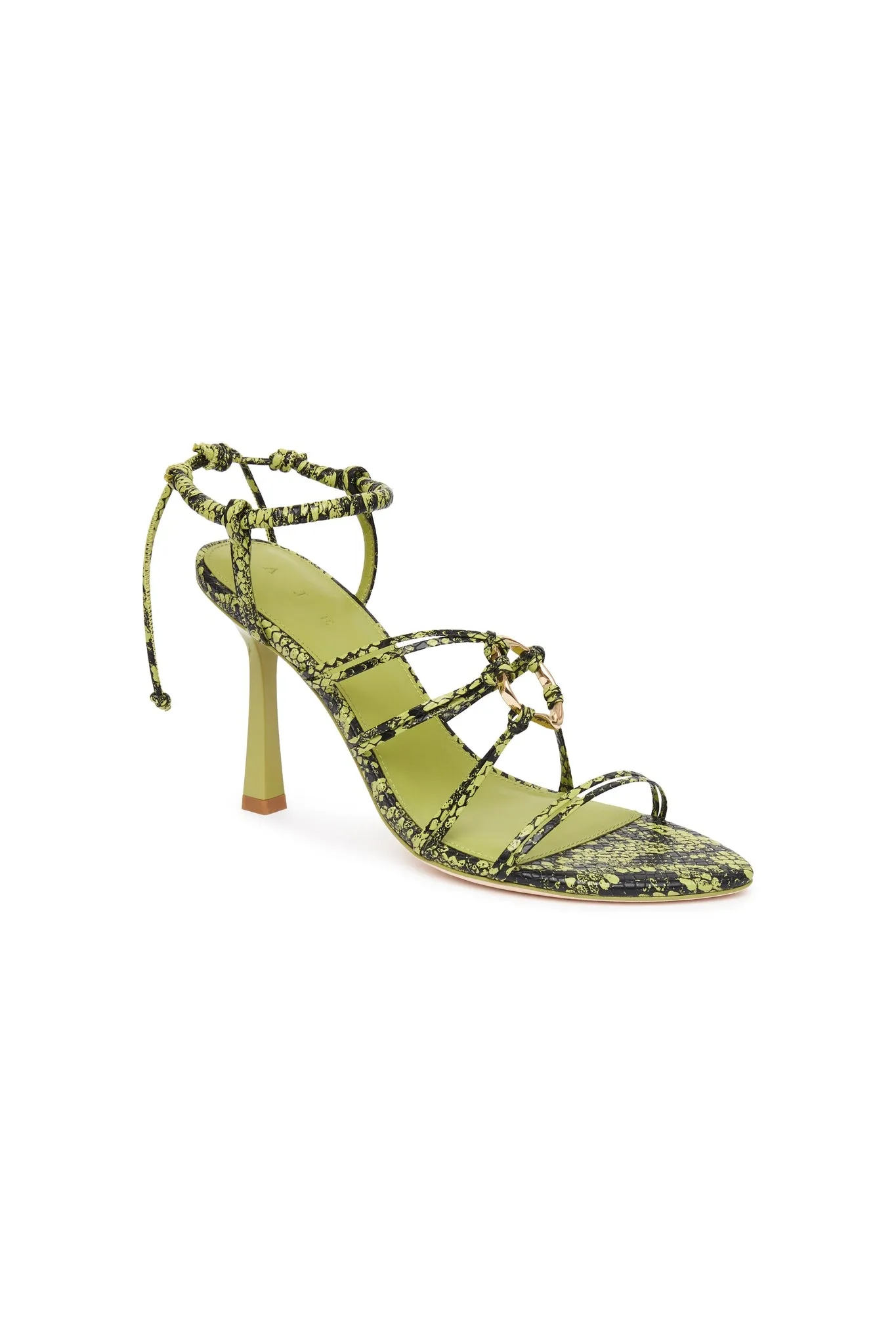 Mirage Snake Effect Heel Sandal