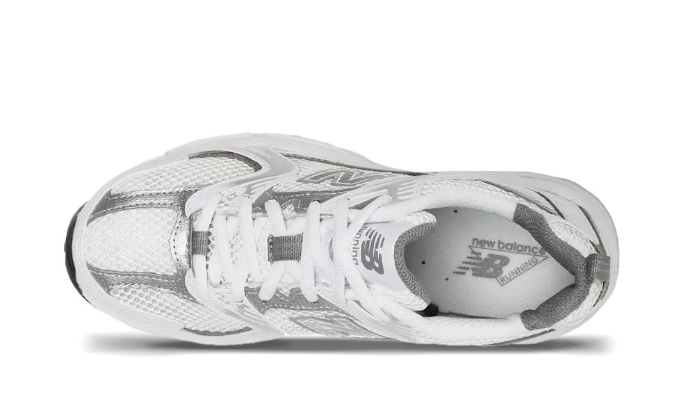 New Balance 530 White Silver Metallic