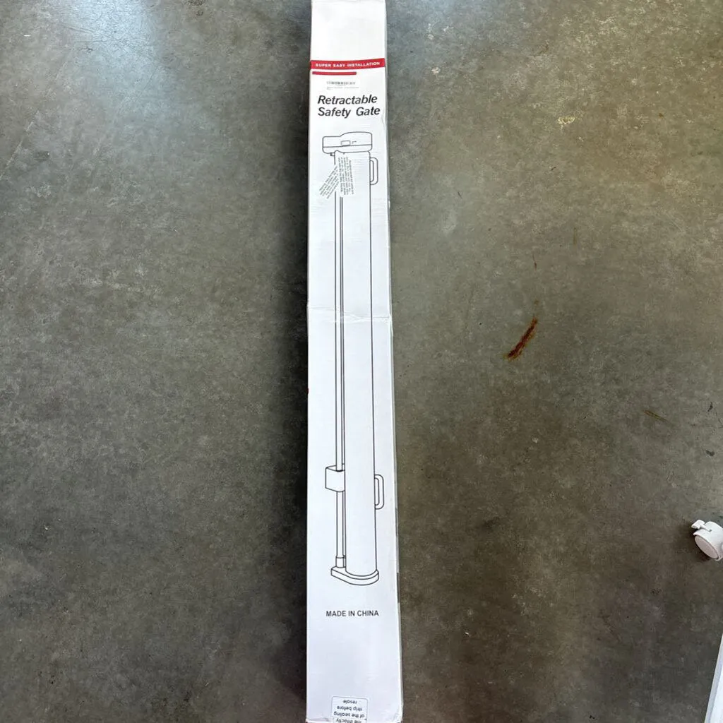 NEW Extra Tall Retractable Gate - Grey 42" Tall x 130" Wide