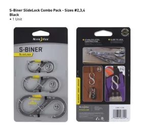 Nite Ize - S-BINER SLIDELOCK 3 Pack (#2, #3 & #4) -