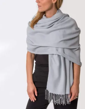 Pale Grey Pashmina | SECONDS