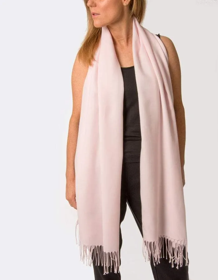 Pale Pink Pashmina | SECONDS