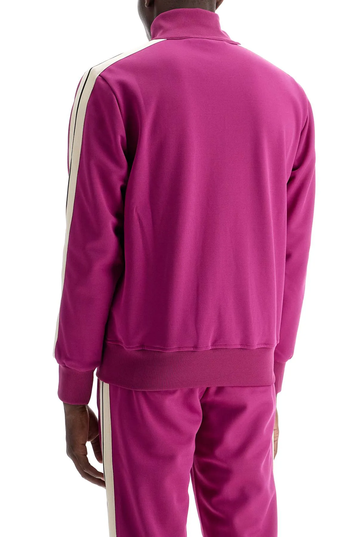 PALM ANGELS track sweatshirt with contrasting bands