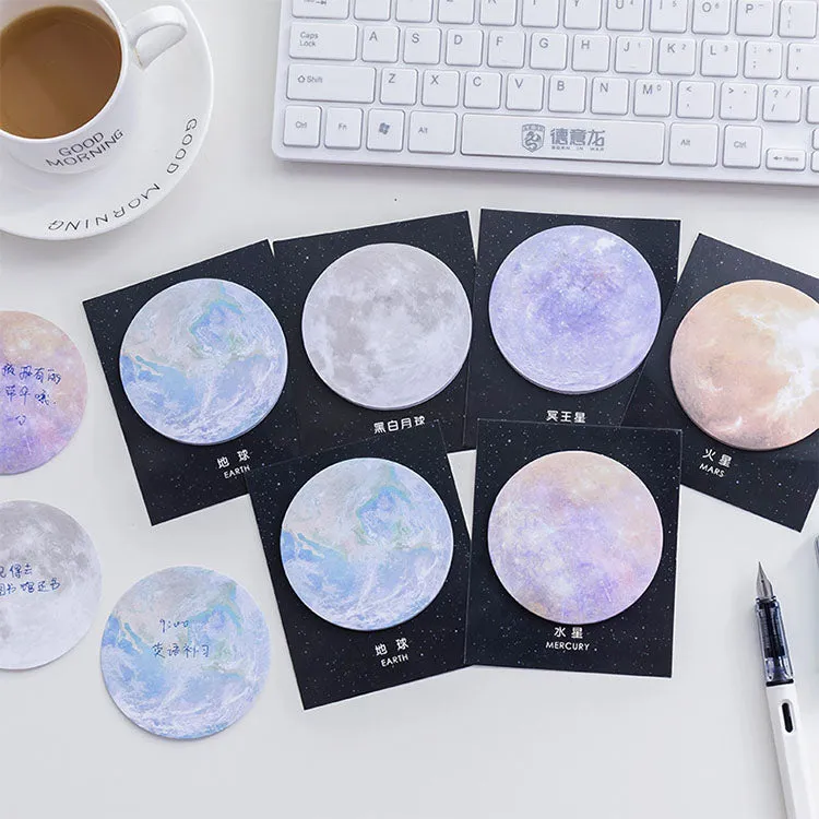 Planets Sticky Note