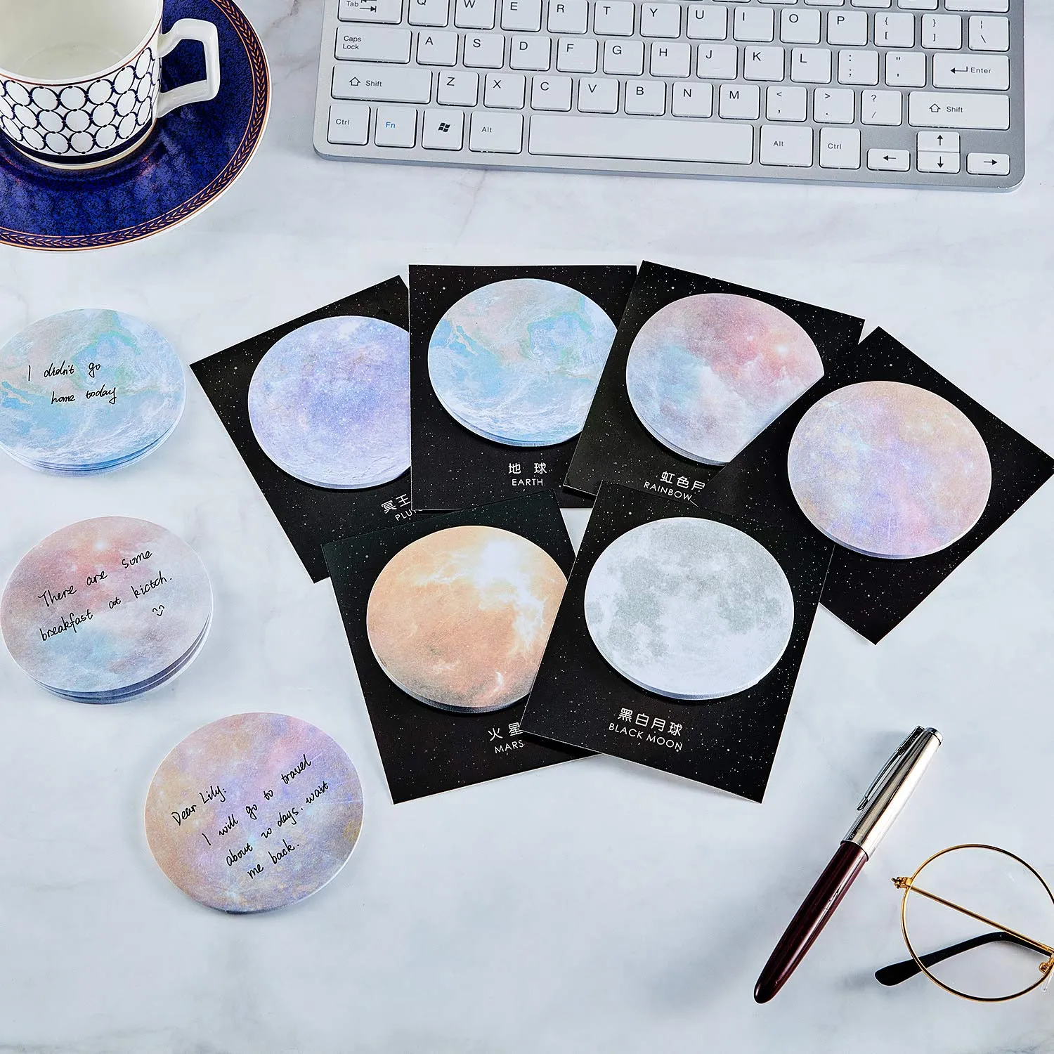 Planets Sticky Note