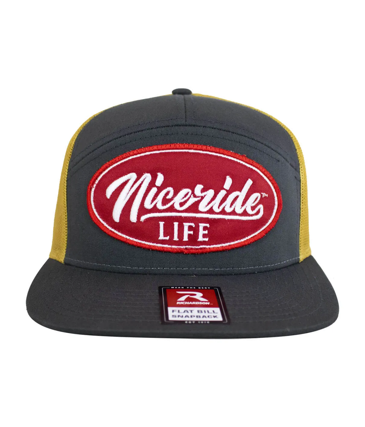 "HorserPower Patch" 7 Panel Trucker Snapback Hat For Men And Women