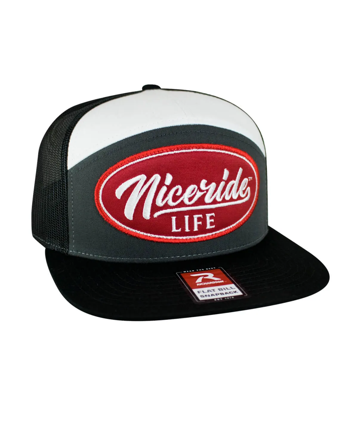 "HorserPower Patch" 7 Panel Trucker Snapback Hat For Men And Women