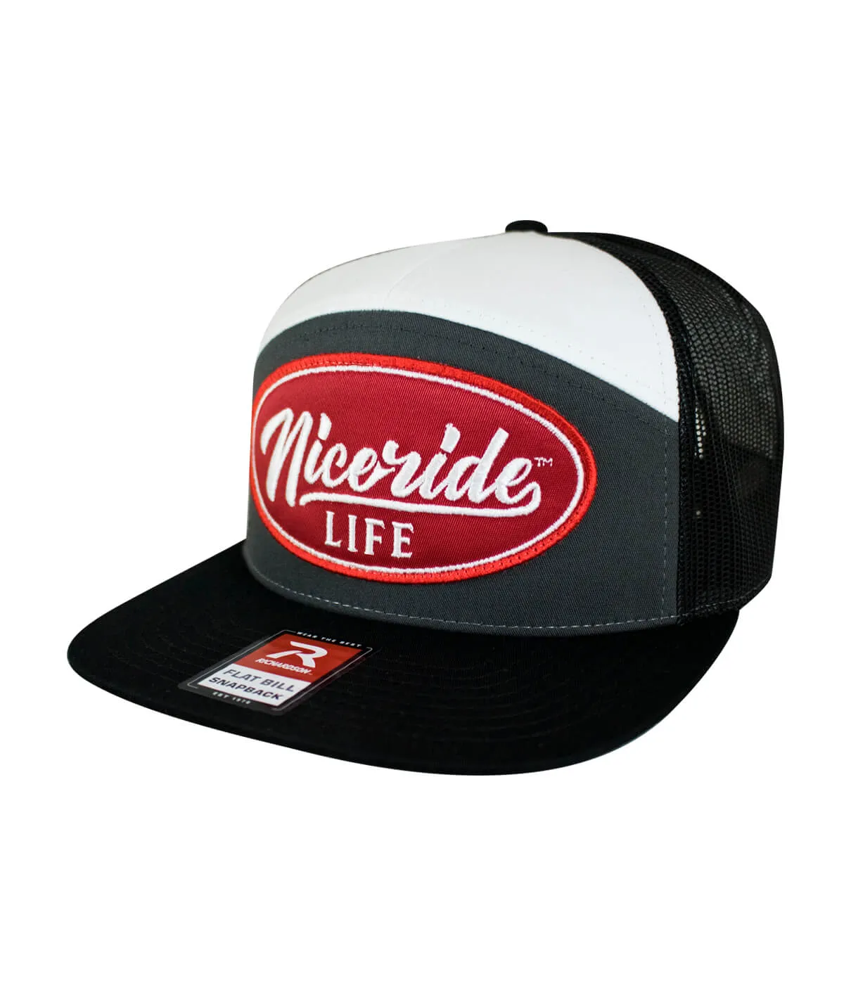 "HorserPower Patch" 7 Panel Trucker Snapback Hat For Men And Women