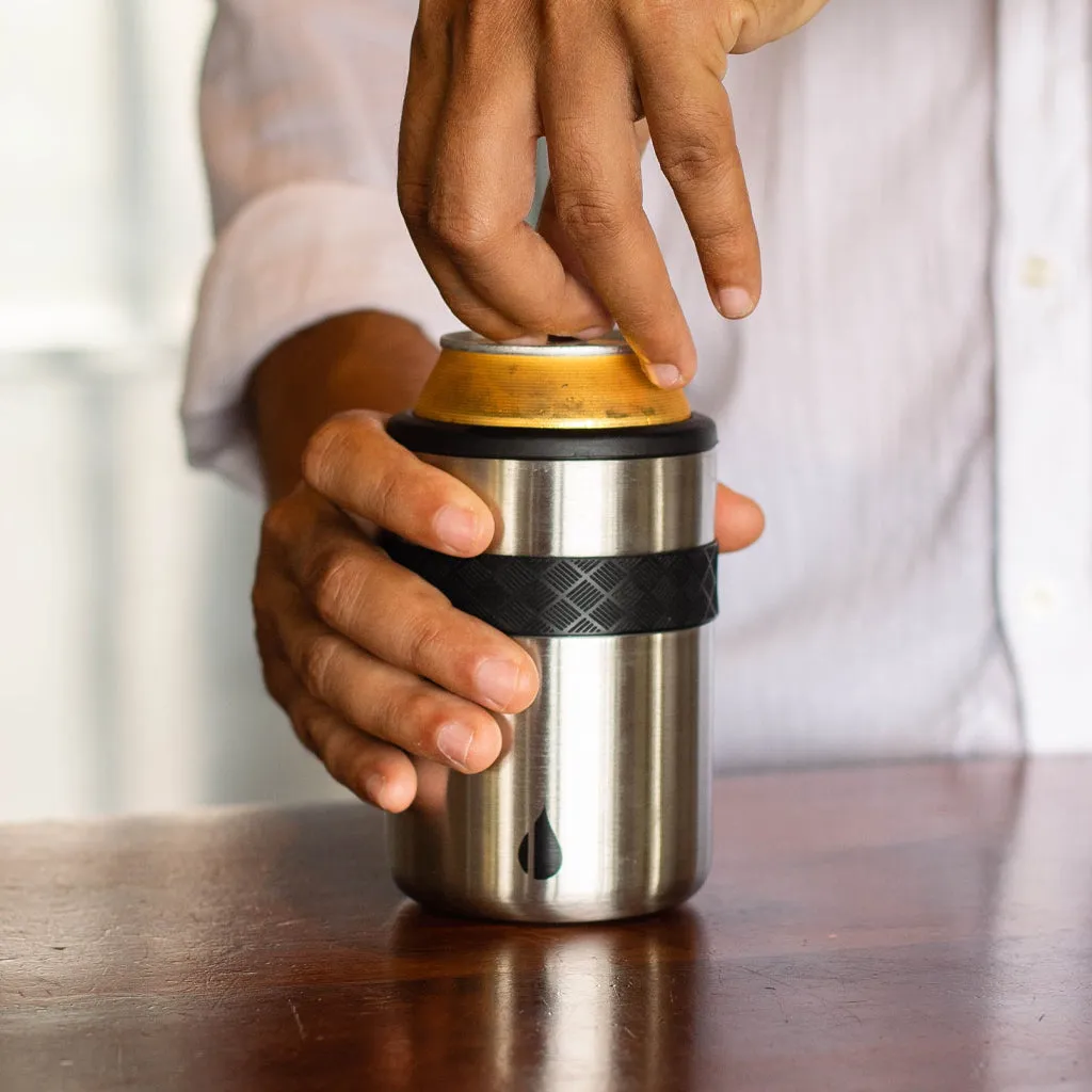 Recess 12oz Regular Can Cooler - Silver