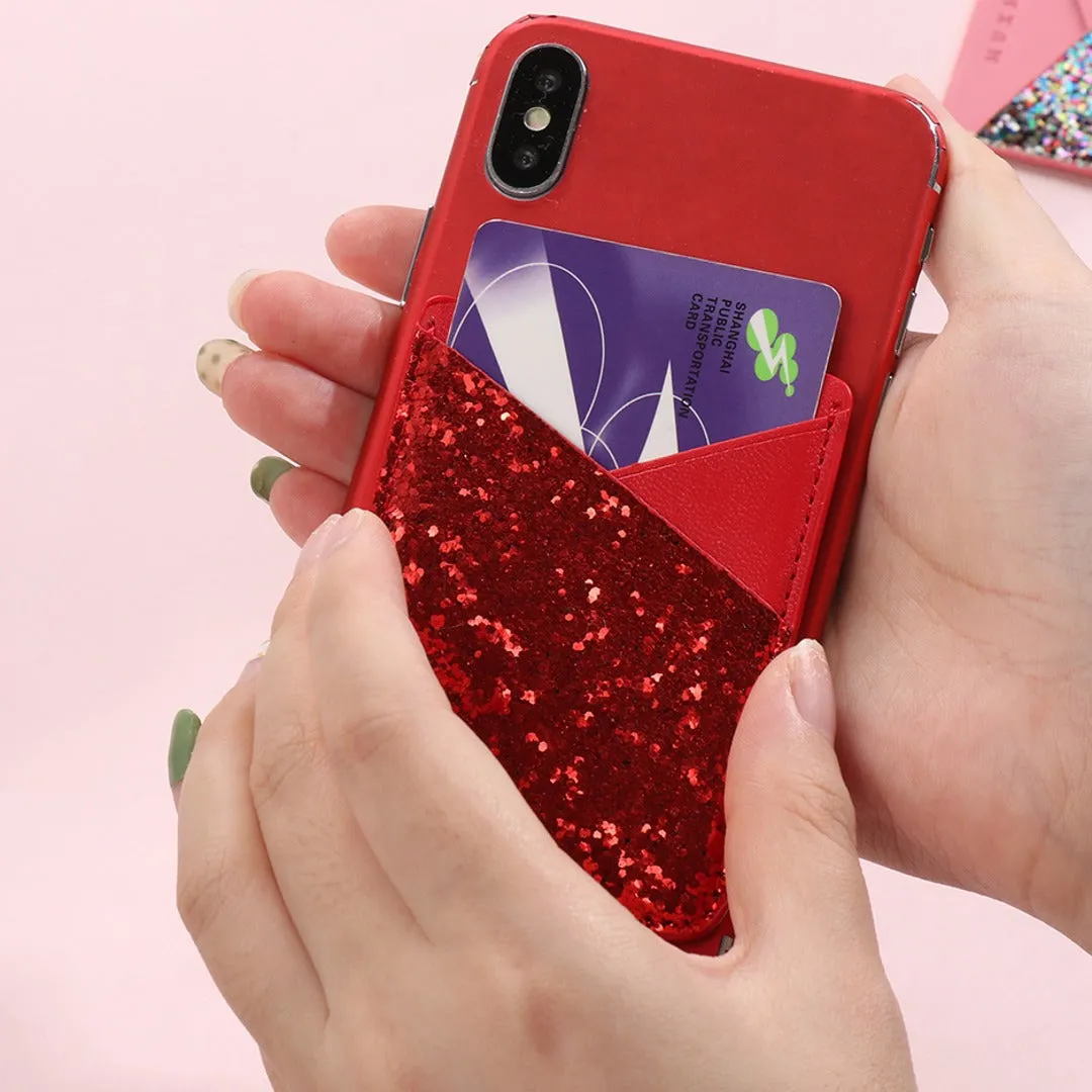 Red Bling Card Holder
