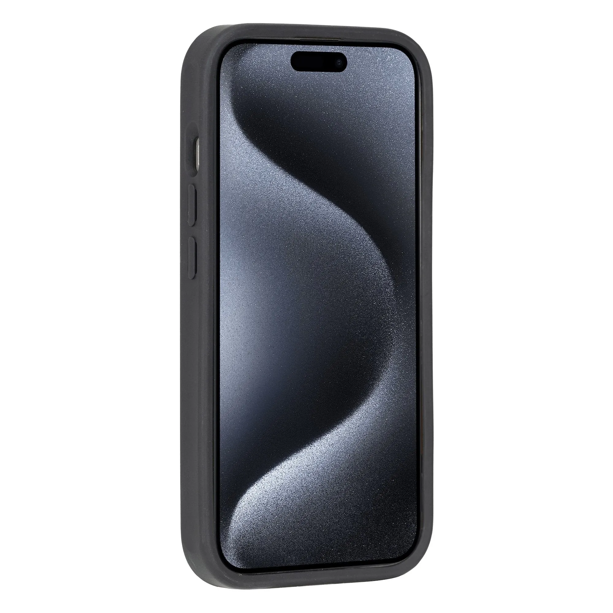 Reed iPhone 15 PRO Snap-On with Stand Case, Pebble Black