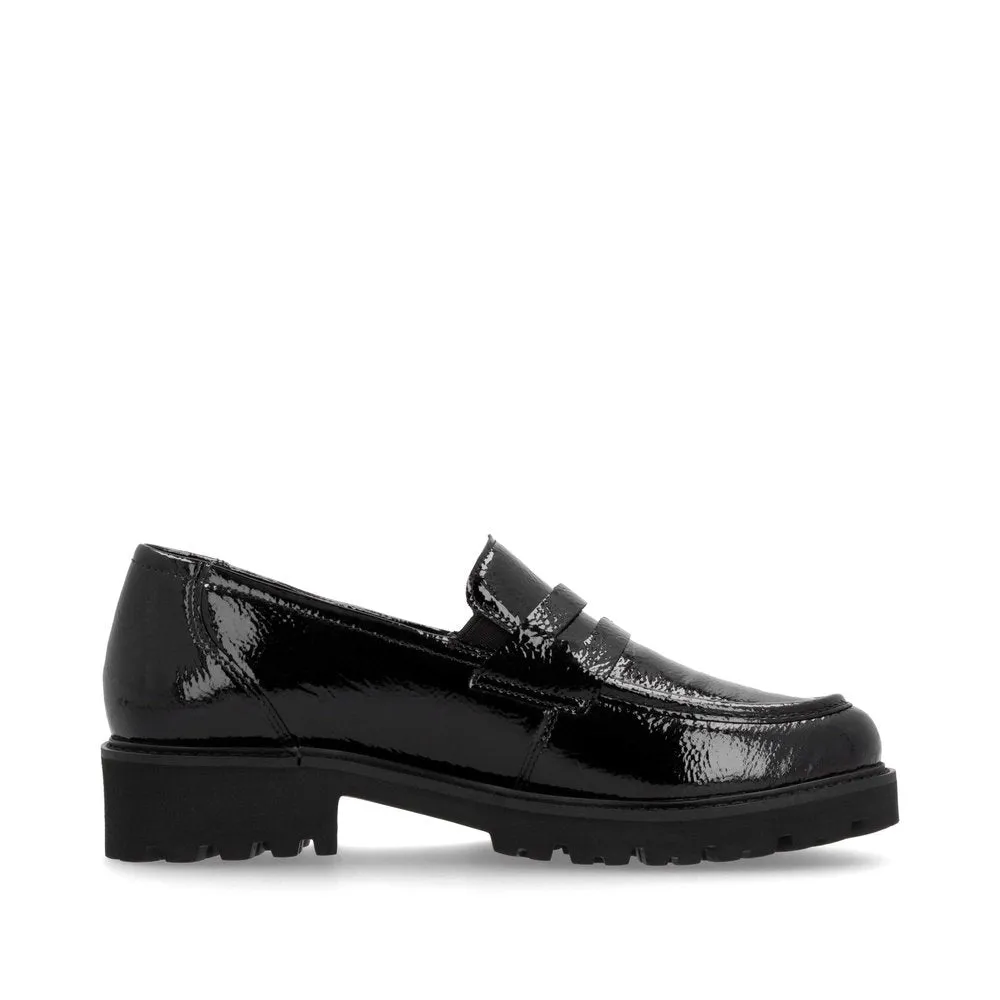 REMONTE D8602 LOAFER BLACK PATENT