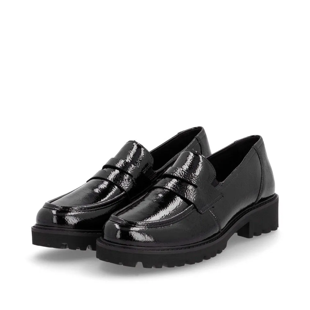REMONTE D8602 LOAFER BLACK PATENT
