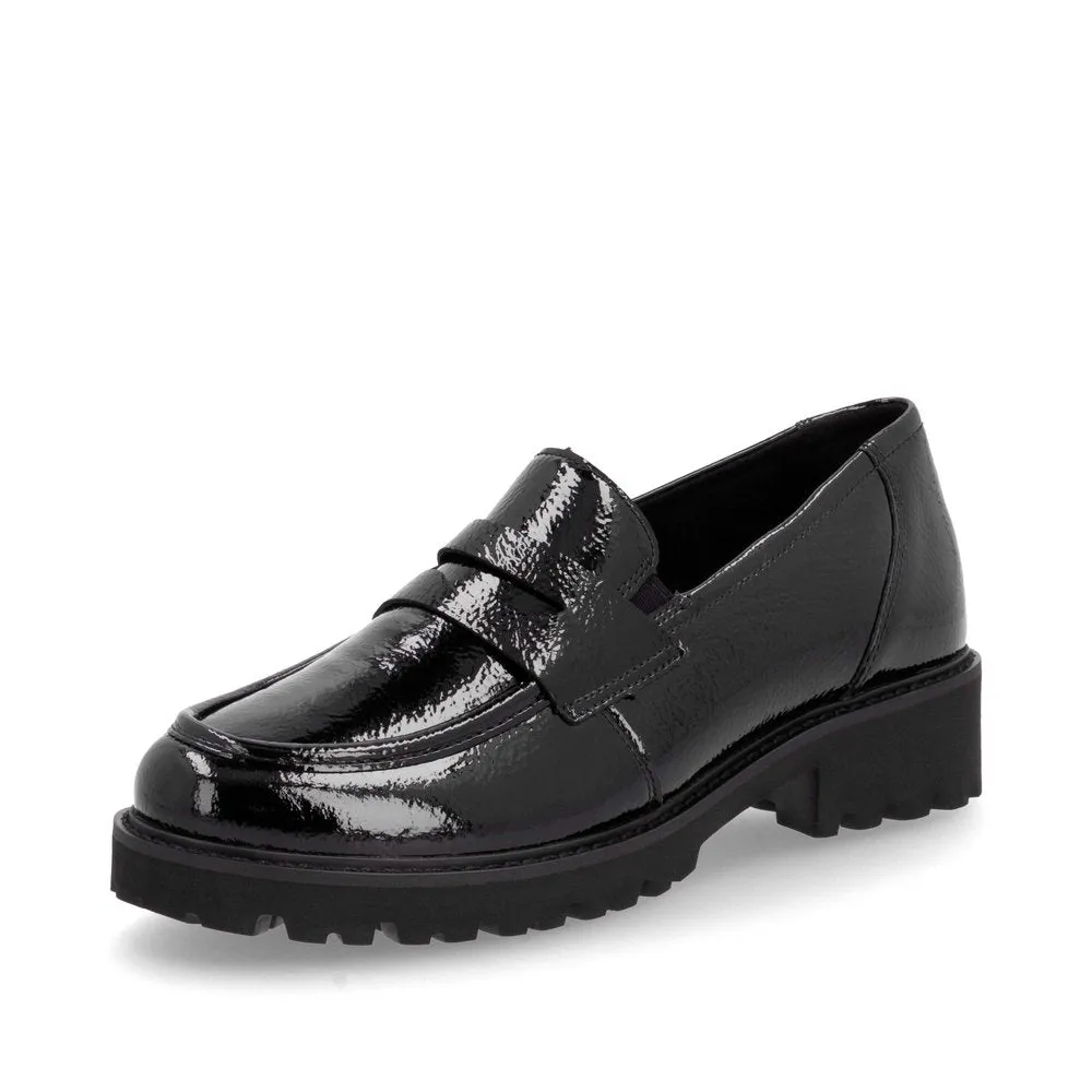 REMONTE D8602 LOAFER BLACK PATENT