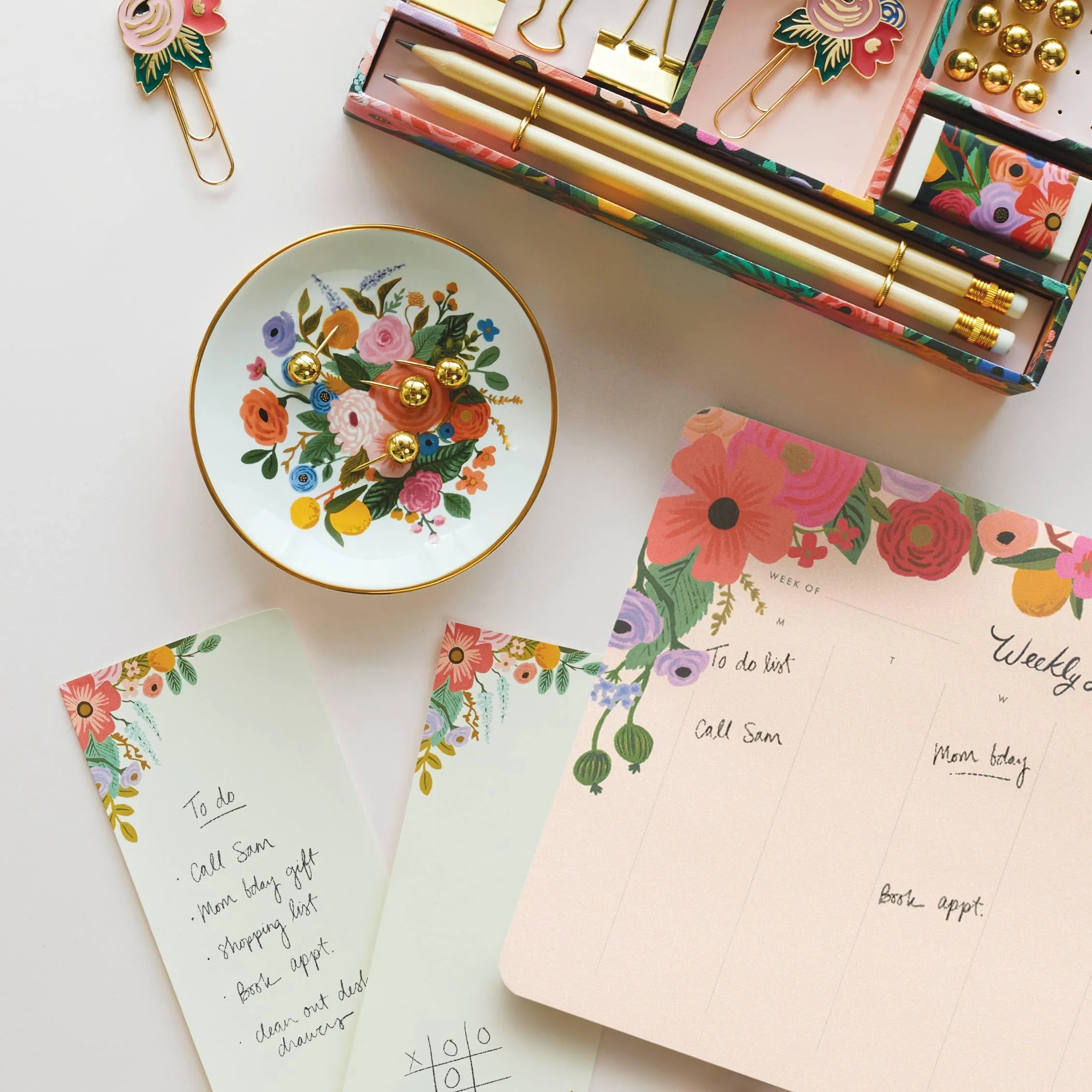 Rifle Paper Co. - Garden Party Bouquet Porcelain Ring Dish