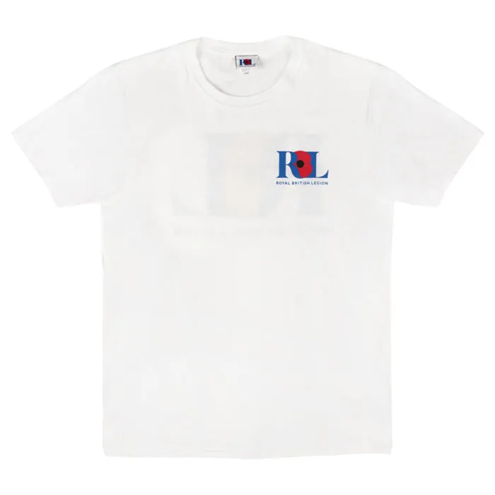 Royal British Legion White Logo T-Shirt