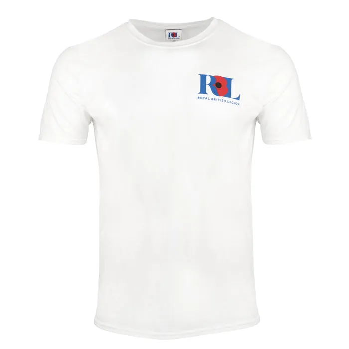 Royal British Legion White Logo T-Shirt