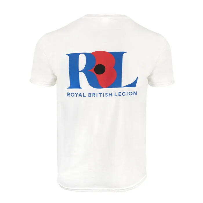 Royal British Legion White Logo T-Shirt