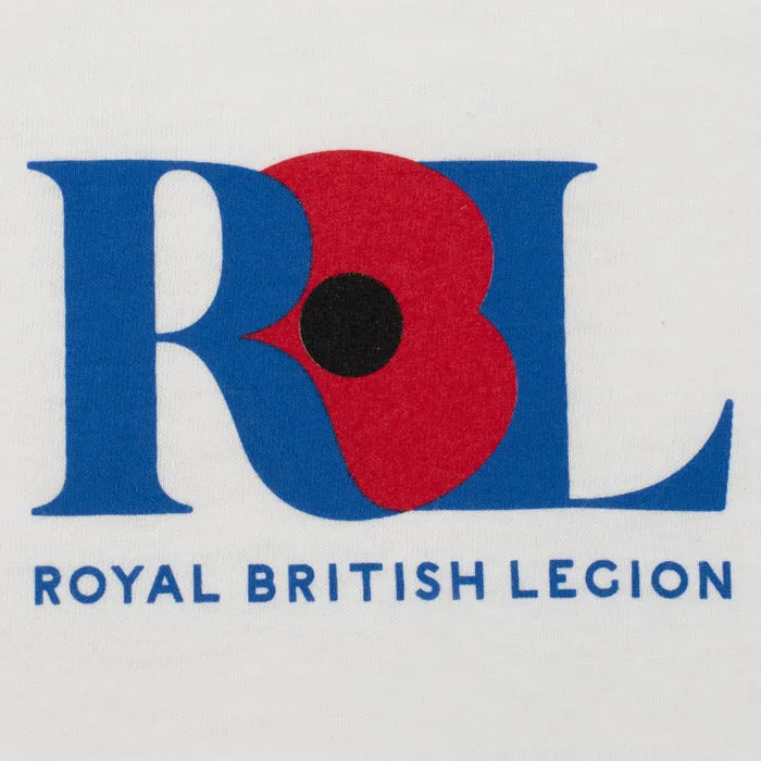 Royal British Legion White Logo T-Shirt